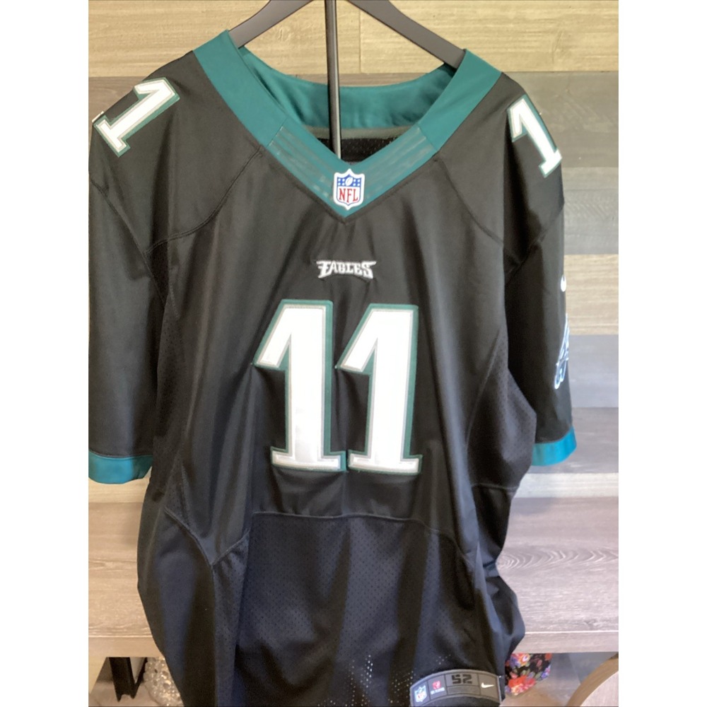 Nike NFL On Field Jersey Size 52‎ Philadelphia Eagles #11 Wentz Preowned
